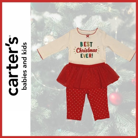 Carter's Other - 🚨🚨 Carter's Baby Christmas Two-Piece Outfit NWOT